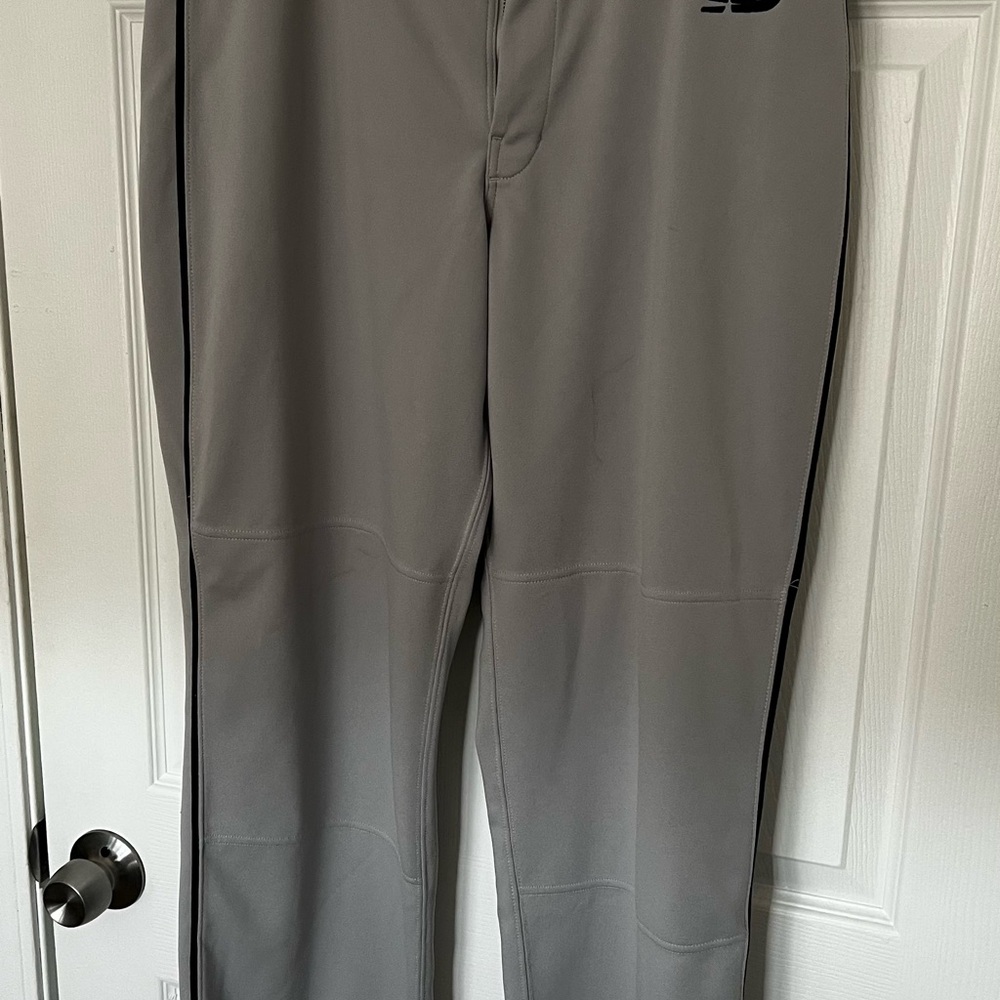 New Balance Men's Gray Joggers with Black Accents